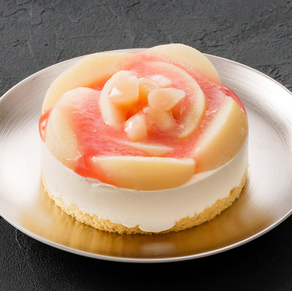 ホワイトピーチレアチーズケーキ